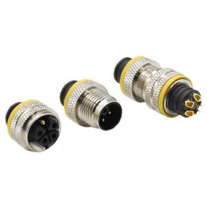 Puissance moulable de Transmission de signal de moulage par injection de soudure étanche OEM M12 5Pin L Code connecteur de prise mâle femelle - Product Image 2