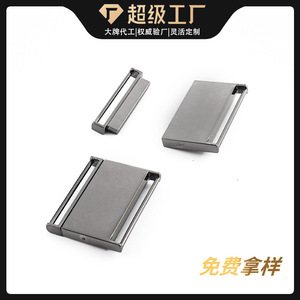 หัวเข็มขัดโลหะแบบเลื่อนได้ ขนาดเส้นผ่านศูนย์กลางภายใน 40 มม. ผลิตจากโลหะผสมสังกะสี ทนทาน ใช้สำหรับกระเป๋า เป้สะพายหลัง อุปกรณ์สัตว์เลี้ยง สีเทาปืน รุ่น K515 - Product Image 4