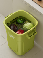 Poubelles de recyclage en plastique portables pour cuisine, 10L, 20L, 34L, 46L, vente en gros d'usine