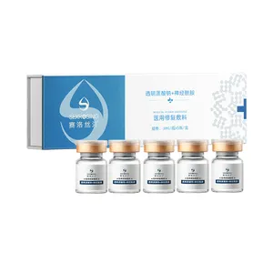 Best Seller OEM Beauty Salon Used Facial Skin Care Meso Essence For Skin Booster Microneedle Ceramide + Hyaluronic Acid Serum