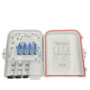 Productos de Telecomunicaciones, Caja de Distribución Óptica de 8 Núcleos CTO ODP <span class=keywords><strong>FDP</strong></span> FDB FTP con Puertos Nap para Fibra Óptica FTTH - Product Image 1