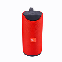 Vente directe usine de haut-parleurs Bluetooth en tissu, systèmes audio extérieurs étanches avec lecteur de carte, caissons de basses à double haut-parleur