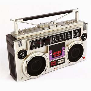 Lecteur et enregistreur de cassettes radio stéréo rétro portable pour la maison - Product Image 5