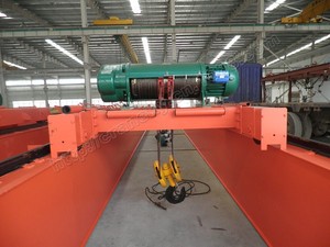 Nhà máy cung cấp chất lượng cao dầm đôi trên không cần cẩu 10ton 20ton 50ton tùy chỉnh nâng Công suất hoist cầu cẩu - Product Image 5