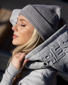 New Boxy cropped Zip up <b>Cardigan</b> Unisex Hooded Fleece Sweatshirt 370gsm Drop Shoulder oversize embossed <b>hoodie</b> for men - Product Image 5