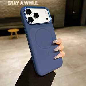 Funda Magnética <span class=keywords><strong>de</strong></span> Silicona UNIGRACE con Anillo Metálico para Cámara y Botones, Carga Inalámbrica para <span class=keywords><strong>iPhone</strong></span> 17 Pro Max, 16, 15, 13 Pro - Product Image 6