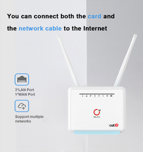 CAT6 MC80ดูอัลแบนด์2.4G/5.8G เสาอากาศถอดออกได้สายสัญญาณ5000mAh แบตเตอรี่4G LTE เราเตอร์ WiFi ซิมการ์ด CPE ไฟร์วอลล์บ้านลวด VPN - Product Image 2