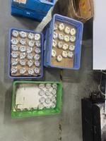 Dissipateur thermique en alliage d'aluminium forgé par usinage CNC pour éclairage LED COB, compatible avec les petites commandes, montage sur PCB, OEM/ODM