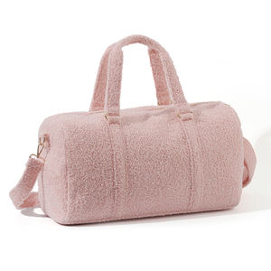 Sac de voyage fourre-tout pour filles, musette rose de week-end, super mignon, en <span class=keywords><strong>peluche</strong></span>, pour enfants, nouvelle collection hiver - Product Image 3