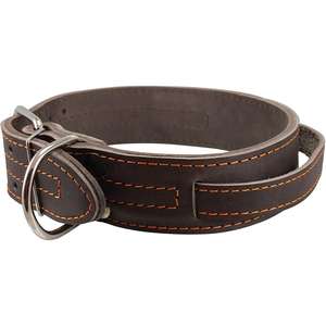 Collar para perro de cuero de dos capas con asa en D, correa para mascotas <span class=keywords><strong>Premium</strong></span> - Product Image 4