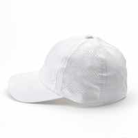 Casquette de baseball personnalisée de haute qualité avec maille en nylon, casquette vierge avec logo personnalisé, casquette unisexe respirante à trous en maille pour l'extérieur