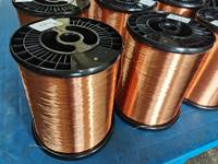 Fil de cuivre émaillé UEW(QA) à haute résistance à la traction et à la ductilité 1-30 AWG pour transformateurs