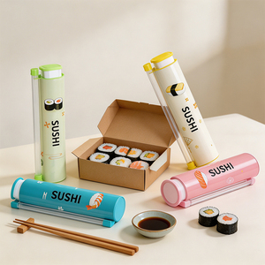 Caja de Papel para <span class=keywords><strong>Sushi</strong></span> con Diseño Multicolor, Precio al por Mayor, Envase Ecológico para Llevar <span class=keywords><strong>Sushi</strong></span> - Product Image 4