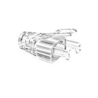 Transparenter importierter PC rj45 Stecker hülse Patchkabel Netzwerk kabel Kunststoffs chutz stiefel für cat5e cat6 cat6a Stecker