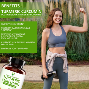 Capsules de Curcuma et Curcumine OEM ODM à succès – Complément Alimentaire à base de Racine de Curcuma Biologique pour des Articulations Fortes chez l'Adulte - Product Image 6