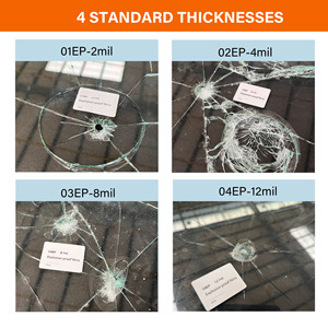 Pellicola Protettiva Antiproiettile Ultra Trasparente Anti-Frantumazione <span class=keywords><strong>2</strong></span>-<span class=keywords><strong>4</strong></span> Mil per Vetri Auto, Pellicola di Sicurezza Trasparente per Finestrini - Product Image 5