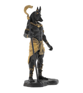 Estatua de <span class=keywords><strong>Dios</strong></span> Jackal de recuerdo, tesoros de la tumba egipcia de poliresina - Product Image 4