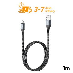 Ready to Ship SUNGUY CE Certified Cavo di ricarica USB Nylon Braided 1m USB Data <b>Cable</b> 18W Fast <b>Charging</b> <b>Cable</b> for Phone Laptop - Product Image 1