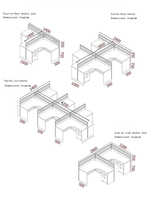 Fabricant de mobilier de bureau modulaire, postes de travail combinés, bureaux pour employés, tables de travail de bureau