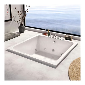 Baignoire ronde en plastique portable à capsule Jacozy <span class=keywords><strong>Spa</strong></span> pour adulte avec robinet de douche et drain et poignée - Product Image 1