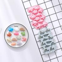 M61063 Moule en silicone pour gâteau au chocolat en forme de poissons marins variés