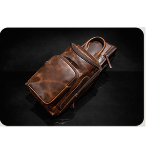 Bolso Cruzado de Cuero Genuino de Primera Calidad, Elegante y Moderno para Viajes, Uso Diario en la Oficina y Casual, para Hombres y Mujeres, Mochilas para Hombre - Product Image 2