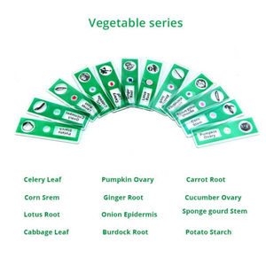 Portaobjetos de Plástico Preparados para Niños - Muestras de Animales, Insectos y Plantas para Microscopio Biológico Monocular - Product Image 4
