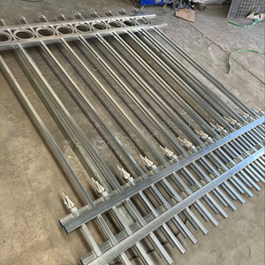 Hoa trang trí và kim cương Top điều chỉnh nhúng nóng mạ kẽm với bột tráng vườn hàng rào cho coutryard - Product Image 5