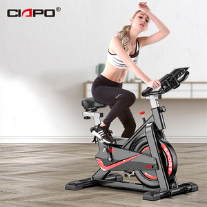 <span class=keywords><strong>Bicicleta</strong></span> de Spinning Unisex Negra y Roja para Interiores, Equipo de Gimnasio de Última Generación con Sistema de <span class=keywords><strong>Freno</strong></span> Magnético Hecho de Acero y Metal - Product Image 1