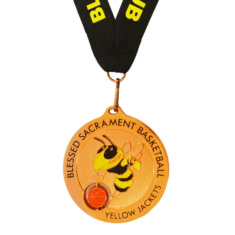 סיטונאי Custom מדליית מתכת מלאכות אישי מזכרת כבוד Custom מדליות ספורט