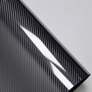 HIGHCOOL 3D 4D 5D 6D fibre de carbone 1.52x17M PVC vinyle mat brillant voiture carrosserie Film Wrap autocollants revêtement Air libération anti-rayures - Product Image 1