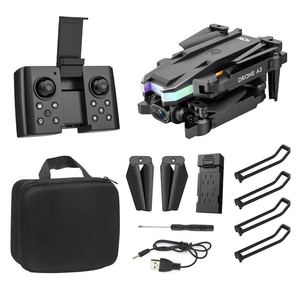 DragonS A3 Mini <span class=keywords><strong>Drone</strong></span> 4K HD Dual Camera 2.4G 4CH Hélicoptère RC pliable FPV Wifi Quadcopter Obstacle Avoidance rc <span class=keywords><strong>Drone</strong></span> A3 - Product Image 1