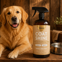Spray Conditionnant pour la Pelage des Chiens, Sans Rinçage, Enrichi en Vitamine E et Huile de Jojoba, 500ml, Format Économique, Marque Blanche