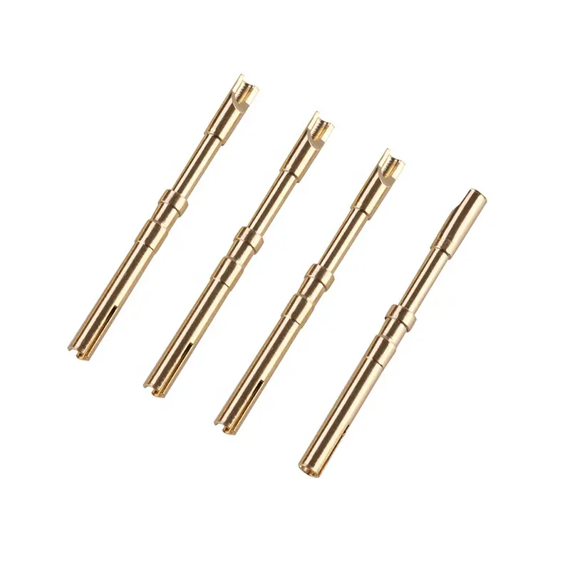 Factory direct 1.5mm aviation connector plug pin brass male pin terminal