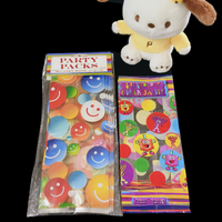 Carton d'emballage flexible et recyclable pour biscuits, noix, nouilles, aliments, avec motifs de dessins animés colorés personnalisés par le fabricant, idéal pour les cadeaux d'anniversaire