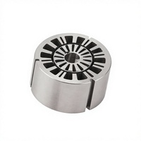 Stator et rotor de moteur en acier au silicium estampé, usinés avec précision CNC, tolérance de 0,01 mm