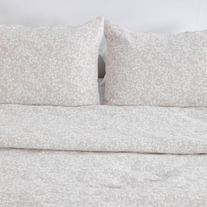Ensemble de literie confortable AOYATEX à imprimé <span class=keywords><strong>marron</strong></span>, ensemble de housse de <span class=keywords><strong>couette</strong></span> classique et minimaliste en trois pièces, adapté au lit - Product Image 6