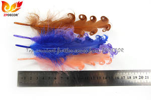 Zpdecoration-plumas de ganso de colores variados, satinadas para manualidades, colores variados, venta al por mayor - Product Image 4