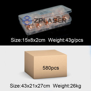 ZPLASER D28 M11 H15 Boquillas láser de doble capa Boquilla de corte láser para cabezal de corte láser de fibra - Product Image 6