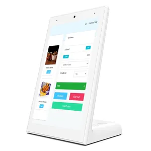 Цифровой рекламный ЖК-монитор с портретным режимом 10,1 дюйма, рекламный киоск с сенсорным экраном Android для банка/отеля