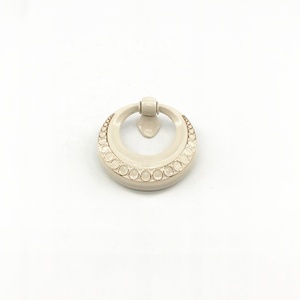 Handle and <strong>Knob</strong> CHINA CX248 Furniture Euro Style <strong>White</strong> Gold Kitchen Bathroom Wardrobe Ring Pull <strong>Knob</strong> - Product Image 4