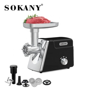 <span class=keywords><strong>Picadora</strong></span> <span class=keywords><strong>de</strong></span> <span class=keywords><strong>Carne</strong></span> Eléctrica Comercial <span class=keywords><strong>Sokany</strong></span> con Alta Potencia <span class=keywords><strong>de</strong></span> 2800W, Multifuncional para Picar, Rebanar y Rallar, Juego Completo <span class=keywords><strong>de</strong></span> Accesorios - Product Image 6