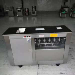 Machine industrielle verticale de découpe de pâte à pain et à beignets en petits morceaux et diviseuse-rondelleuse de pâte avec courroie - Product Image 3