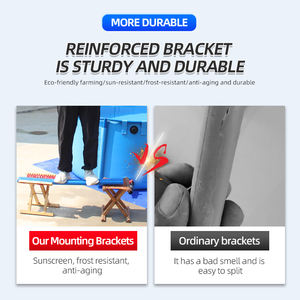 ที่ใส่น้ำ PVC สำหรับบ่อปลาเหนือพื้นดินภาชนะบรรจุผ้าใบสำหรับใช้งานกลางแจ้ง - Product Image 4