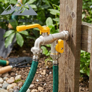 <span class=keywords><strong>Robinet</strong></span> de <span class=keywords><strong>jardin</strong></span> extérieur Wayon, <span class=keywords><strong>double</strong></span> <span class=keywords><strong>robinet</strong></span> de distribution, connecteur en laiton robuste - Product Image 1