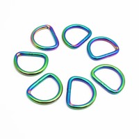 Collier pour chien en acier inoxydable soudé de 25 mm, coloré et personnalisé, sangle de sac, quincaillerie, fournitures en gros, boucle en D