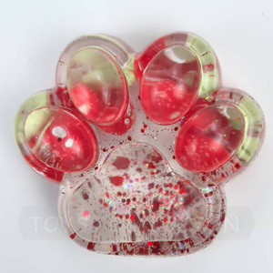 Jouet de décompression de paillettes <span class=keywords><strong>Mochi</strong></span> doux <span class=keywords><strong>fait</strong></span> <span class=keywords><strong>maison</strong></span> fraise brillante et fruits en cristal cadeau anti-Stress pour enfants adultes - Product Image 1