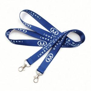 Wholesale Custom Fashion Ribbon Satin <b>Lanyard</b> Keychain Premium Satin <b>Lanyards</b> for Personalized Style - Product Image 2