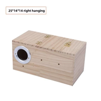Nid de reproduction pour perroquets en bois de pin, motif tigre, pour perruches, incubateur vertical chauffant pour l'hiver