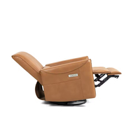 Canapé inclinable pivotant à 360 degrés, design moderne de haute qualité, en cuir, avec fonction massage, pour salon, avec chargeur USB, directement de l'usine